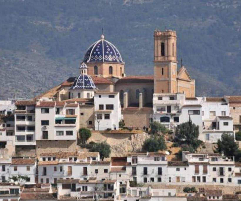 Atico-Duplex Con Vistas Al Mar Y Casco Antiguo En Altea Apartman Kültér fotó